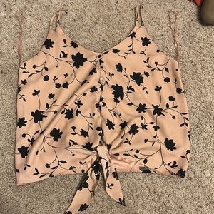 Flower tank top
